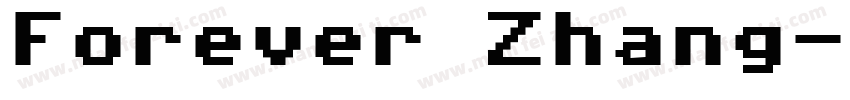 Forever Zhang字体转换